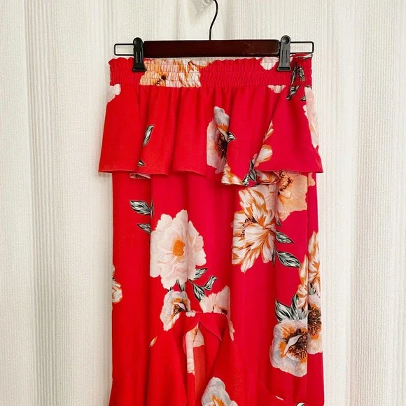 Misa Los Angeles Lucia Maxi Ruffle Skirt